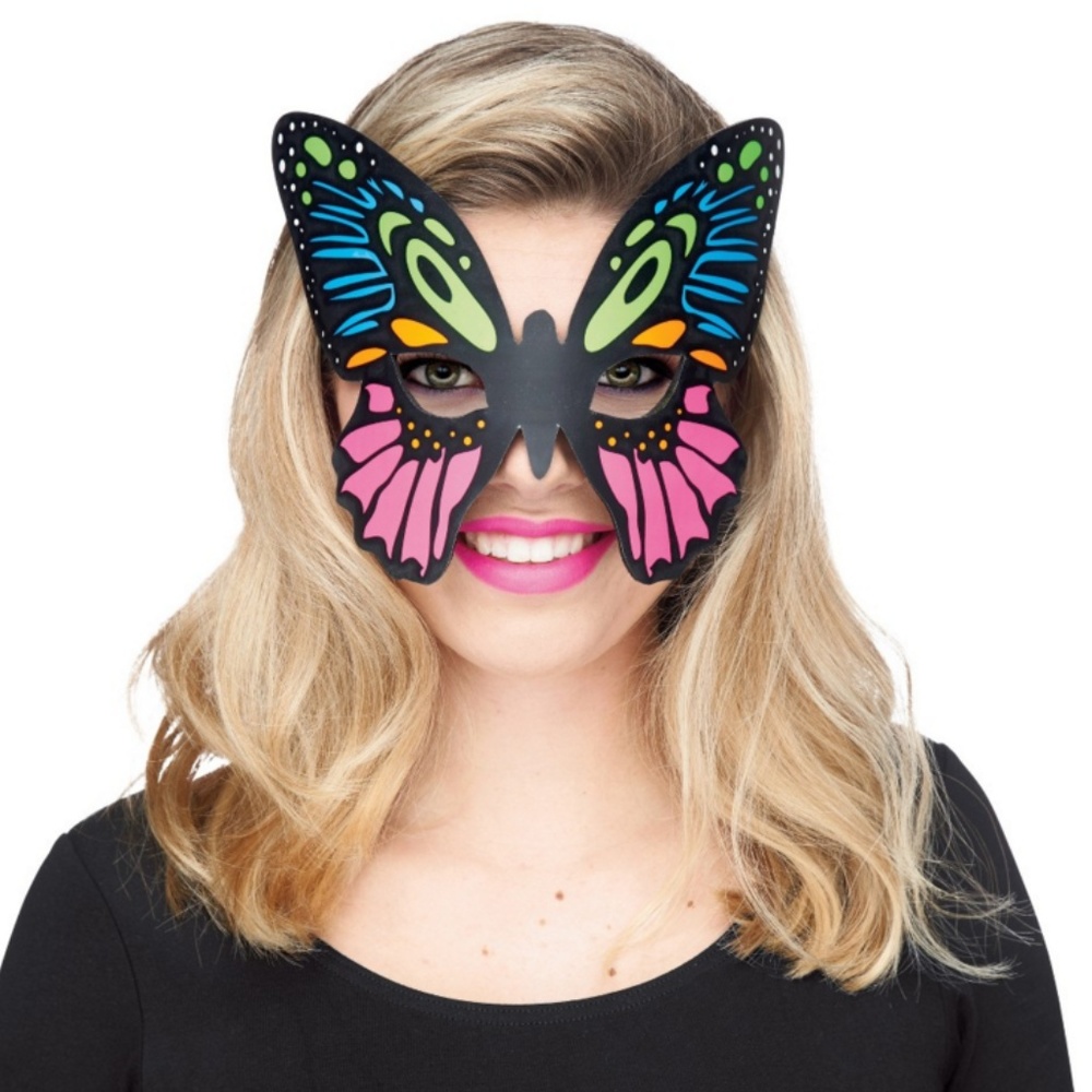 Unique Lit Light-Up Butterfly Masquerade Mask Cosplay